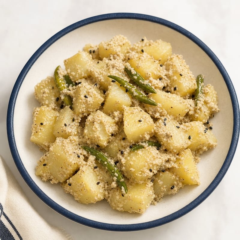 Alu Posto (Potato & Poppy Paste)