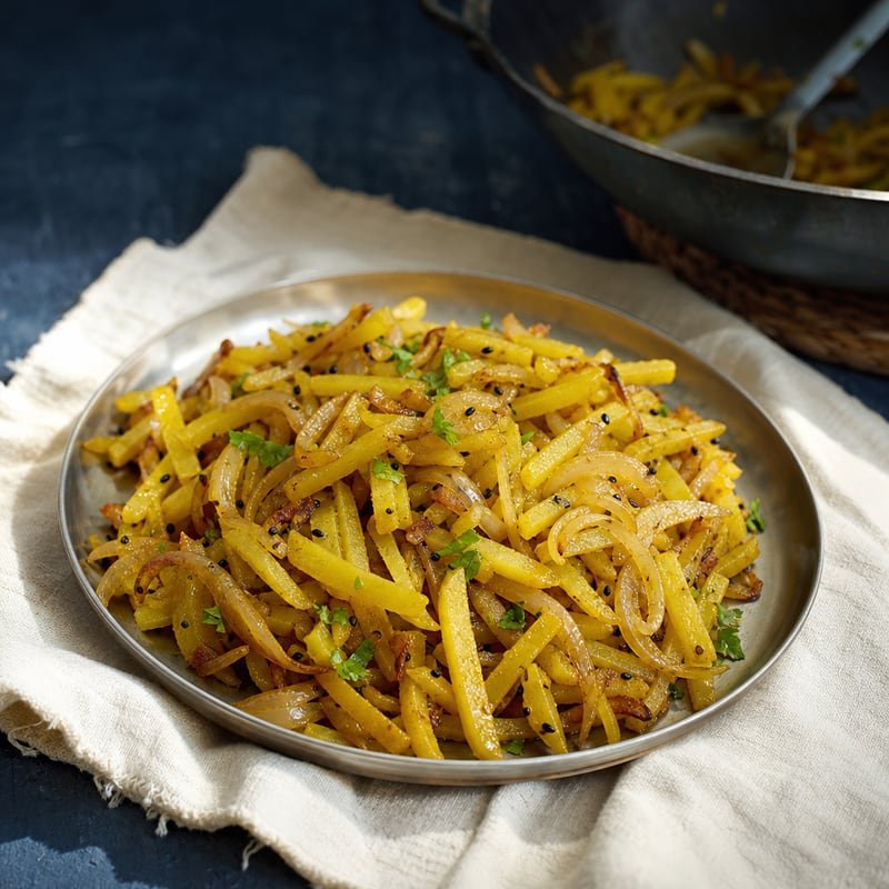 Aloo Peyaj Bhaja