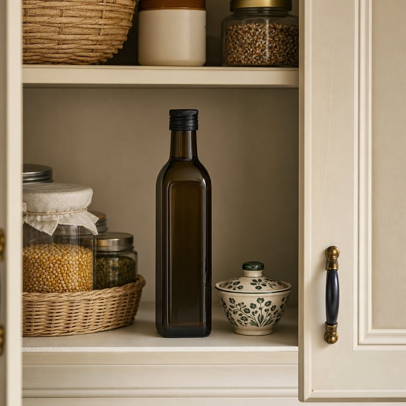 How to store a bottle of oil